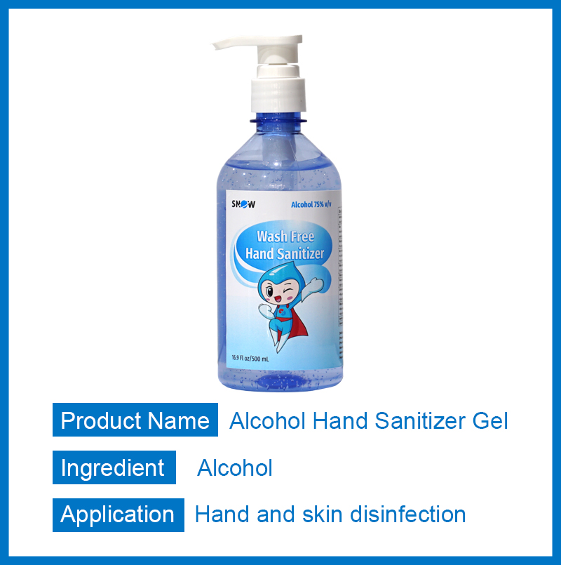 Gel desinfetante antibacteriano para higiene das mãos